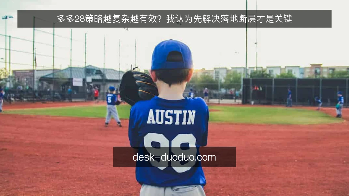 多多28策略越复杂越有效?我认为先解决落地断层才是关键